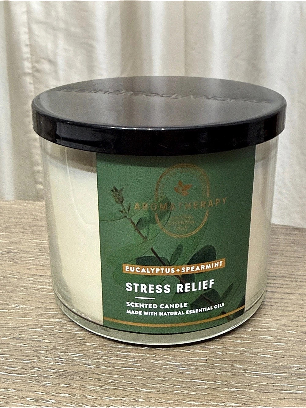 Bath & Body Works Aromatherapy Stress Relief Eucalyptus + Spearmint 3-Wick